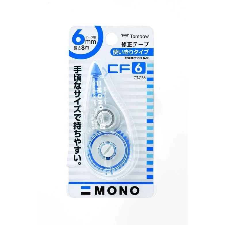 Tip Ex Kertas / Correction Tape Tombow CT-CF6 MONO 6mm x 8mm BLUE